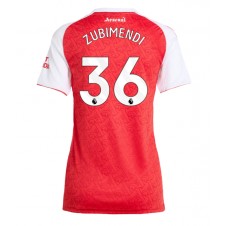 Arsenal Martin Zubimendi #36 Hjemmedrakt Kvinner 2025-26 Kortermet Arsenal Martin Zubimendi #36 Hjemmedrakt Kvinner 2025-26 Kortermet